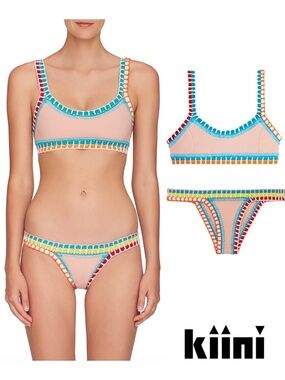 Kiini Luna Scoop bikini top and Luna Bikini Bottom